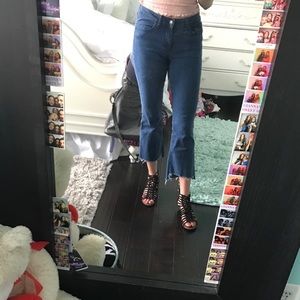 ⭐️Banana Republic Distressed Wide Leg Jeans